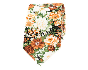 Wild flower Terracotta Tie