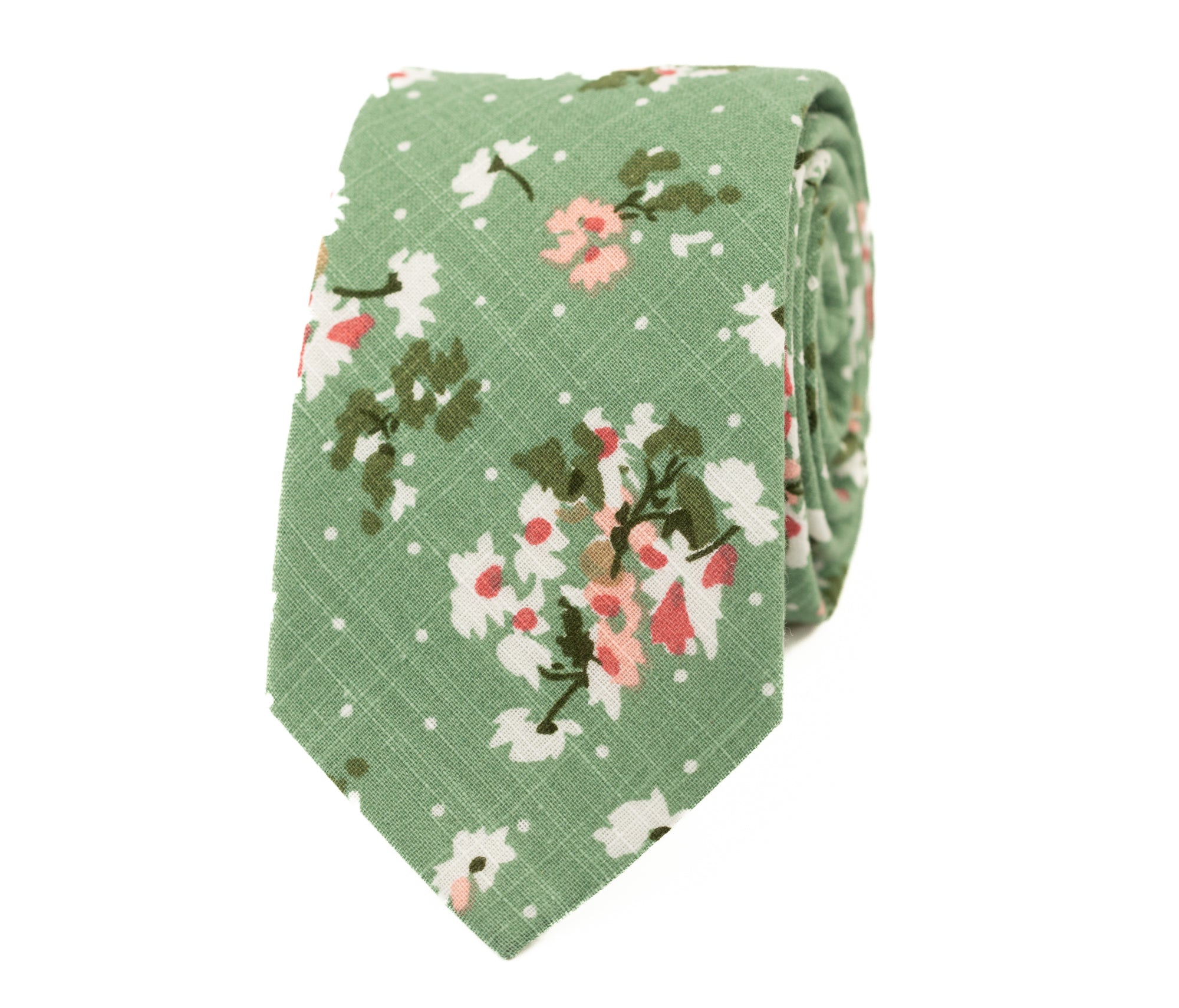 Dusty Sage floral tie