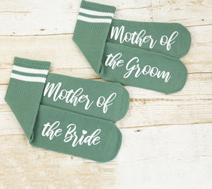 Sage Green Bridesmaids Grip Socks