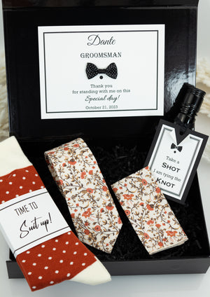 Terracotta Groomsmen Gift Box